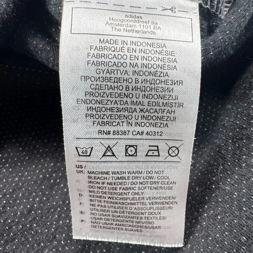 Adidas Men Gray Long Sleeve Hoodie Athletic Performance‎ Casual Size L